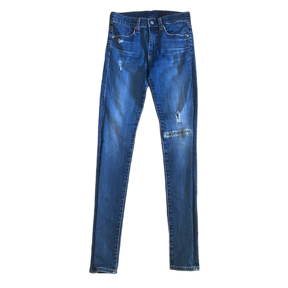 Ag Adriano Goldschmied Denim - SOLD Adriano Goldschmied Women's Distressed Jeans 26R Skinny